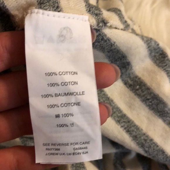 J Crew Striped Boxy Turtleneck - Picture 5 of 5